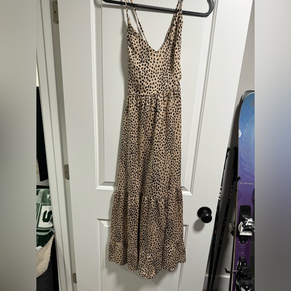 Ayana Lace-up Backless Maxi Slip Dress - Picture 5 of 5